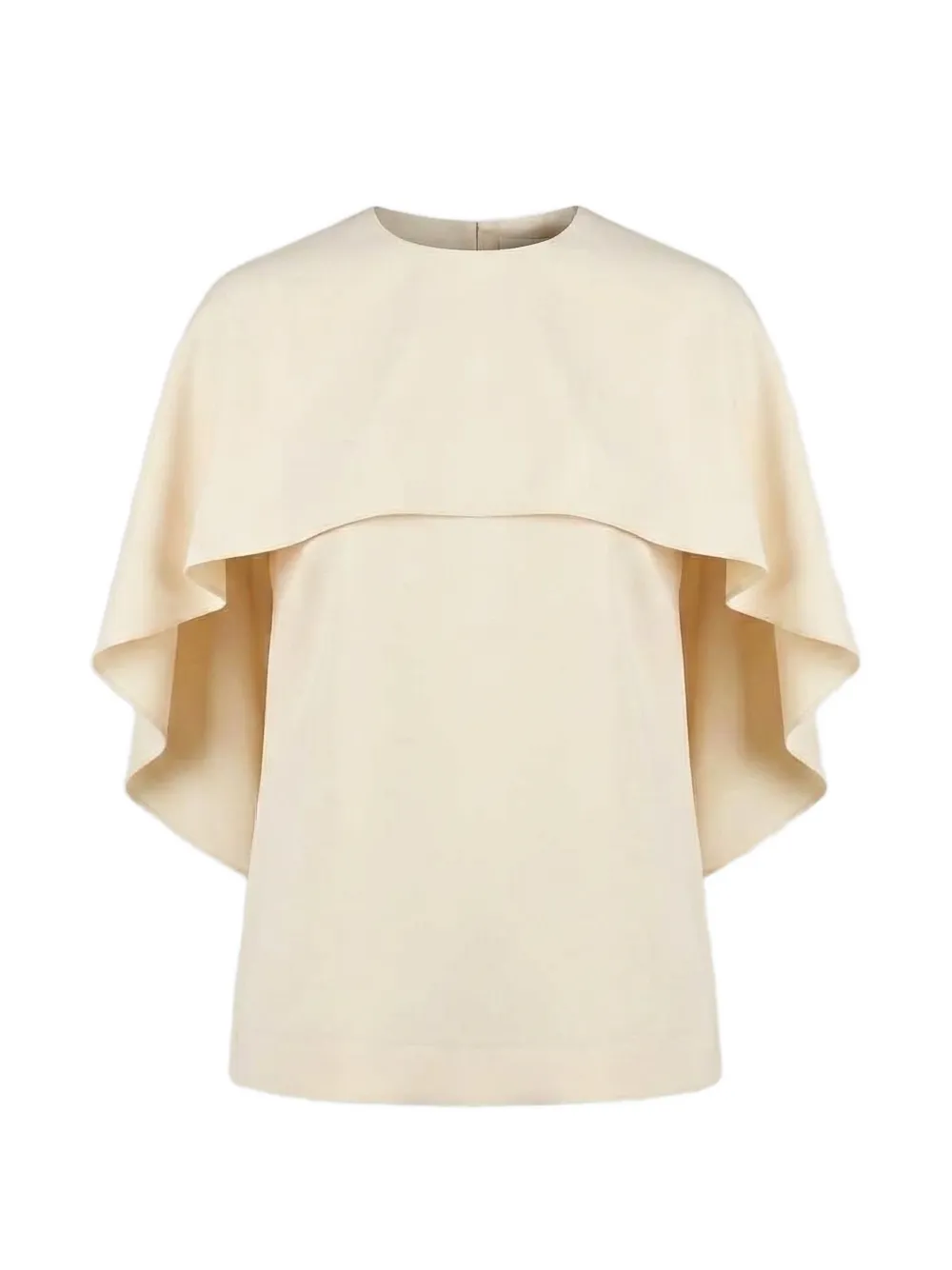 Alberta Ferretti Blusa con mantella - Toni neutri