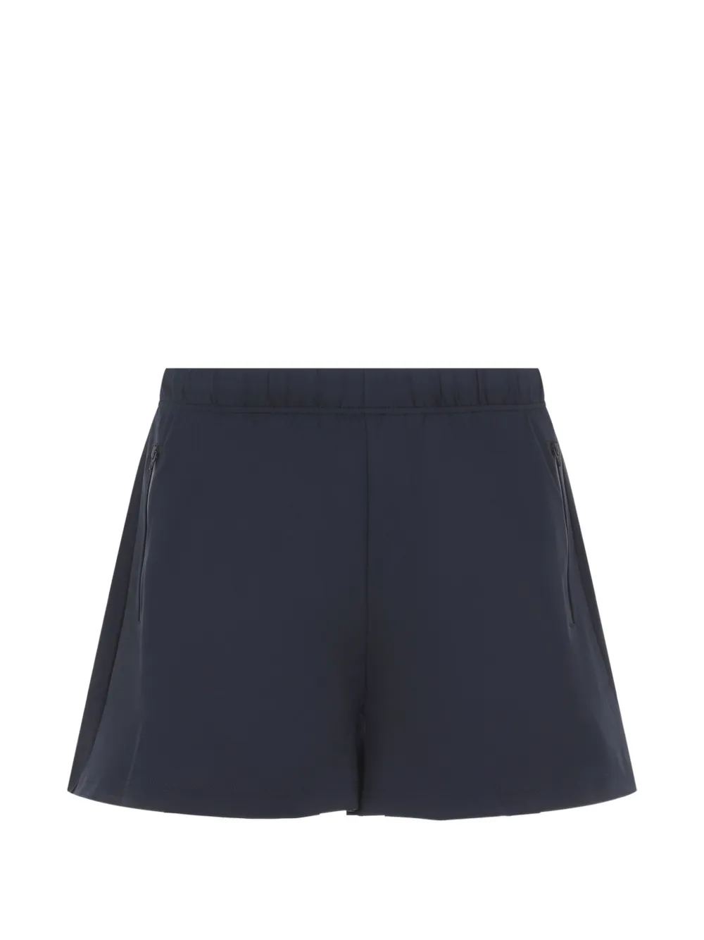 Balenciaga techwear shorts in navy white Zwart