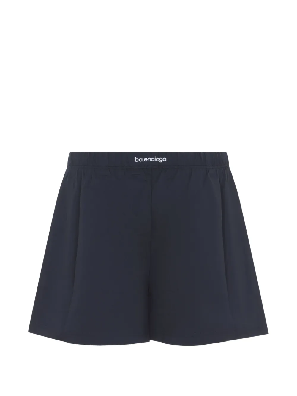 Balenciaga techwear shorts in navy white Zwart