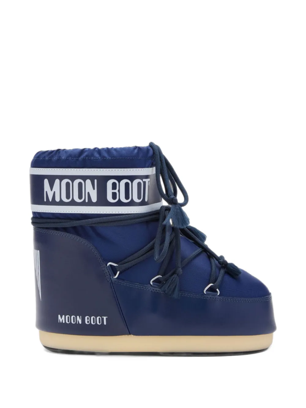 Moon Boot Icon Low blue nylon boots