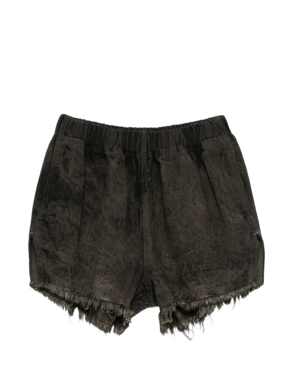 Rick Owens shorts in dust wash denim Grijs