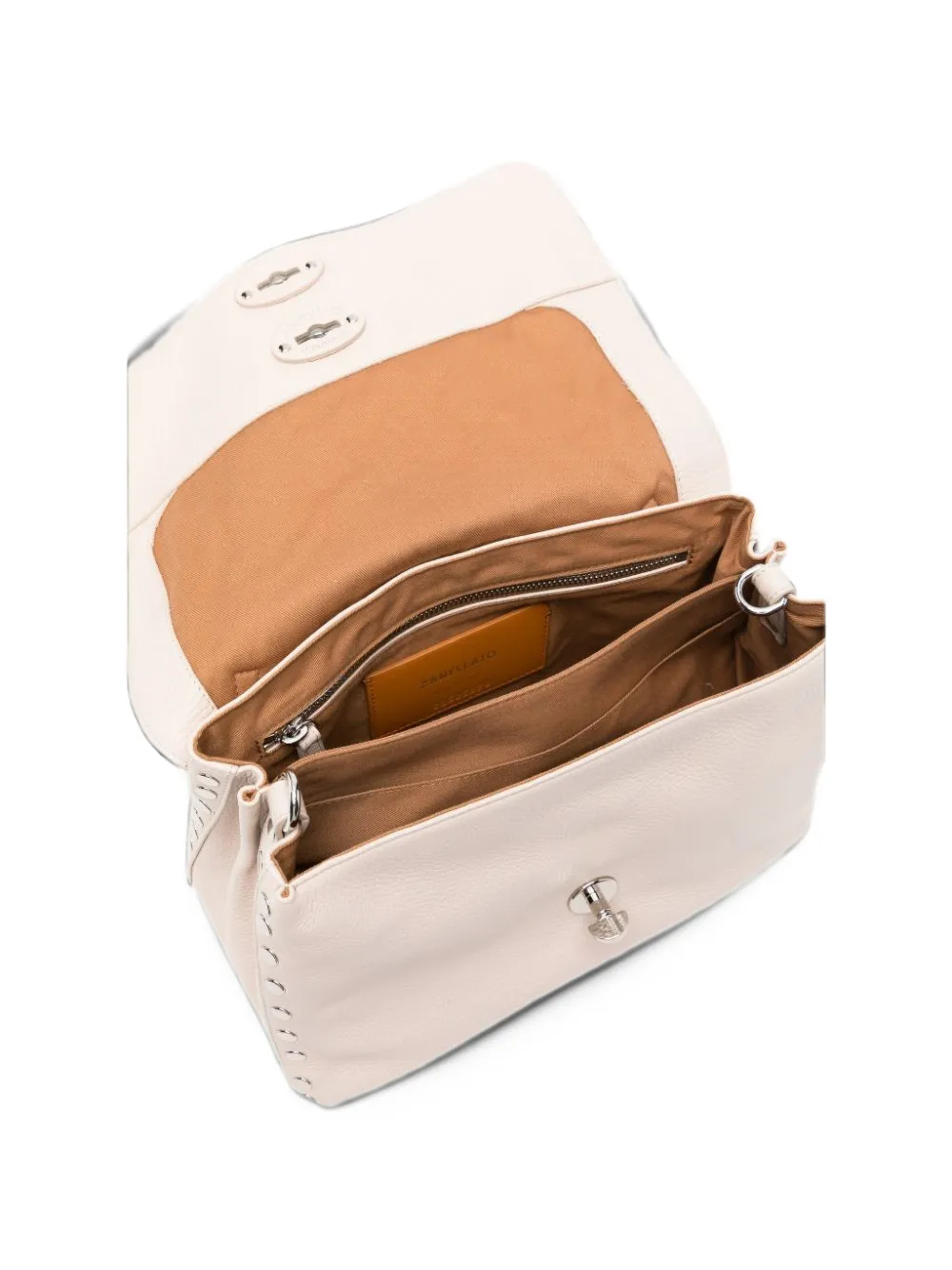 Zanellato small Postina Daily leather shoulder bag Wit