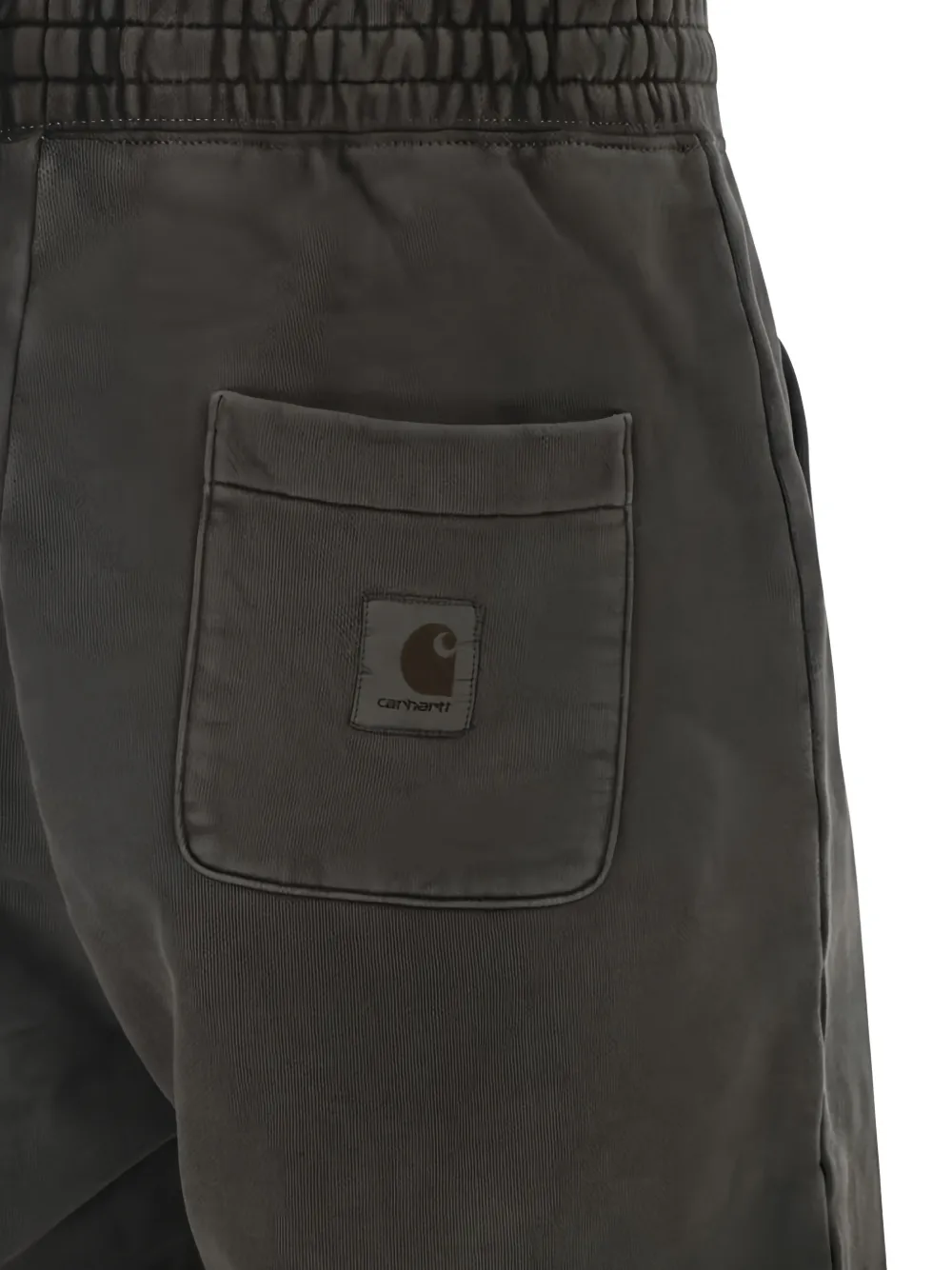 Carhartt WIP logo-patch sweat shorts Grijs