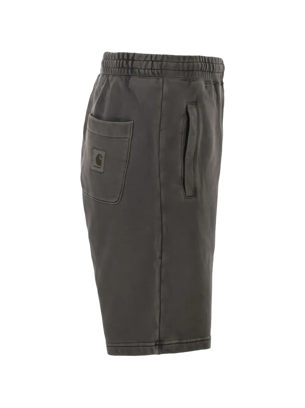 Carhartt WIP logo-patch sweat shorts Grijs