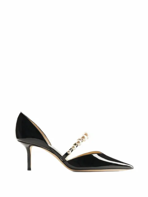 Jimmy Choo Aurelie pearl-embellished pumps