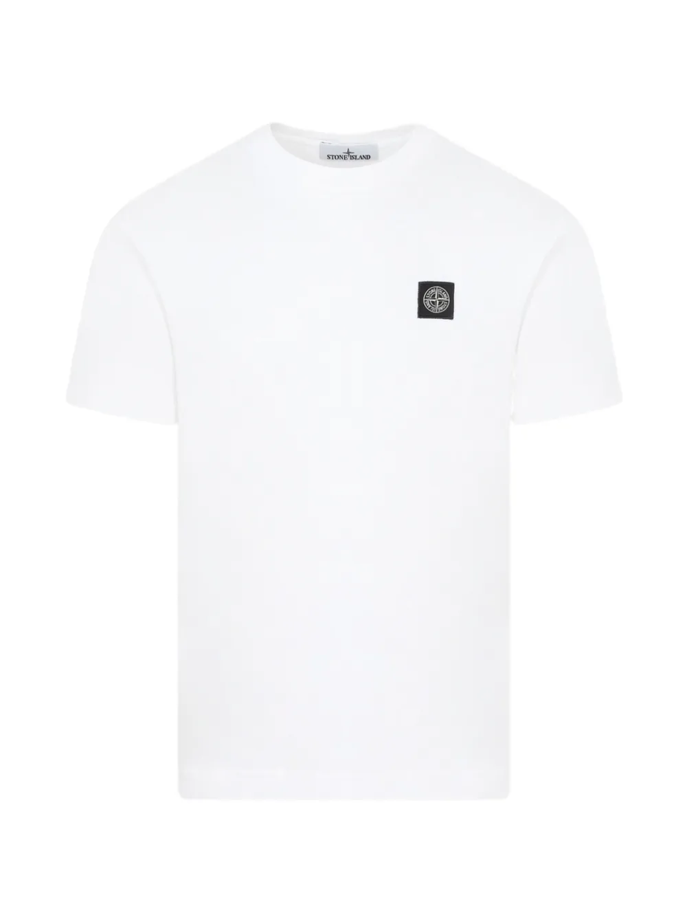 Stone Island logo-patch T-shirt Wit