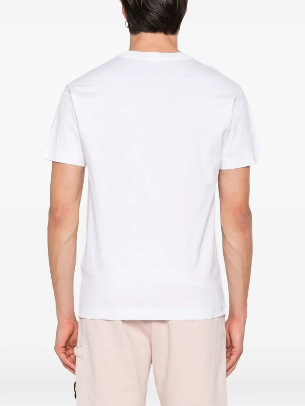 Stone Island logo-patch T-shirt Wit