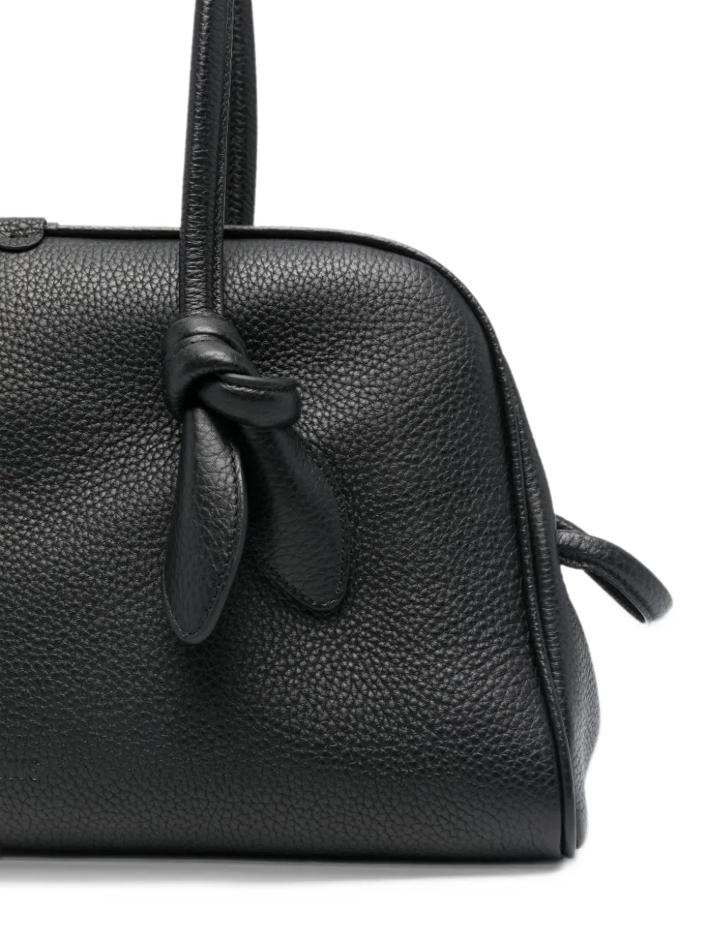 Jacquemus The Turismo soft bowling bag. Zwart