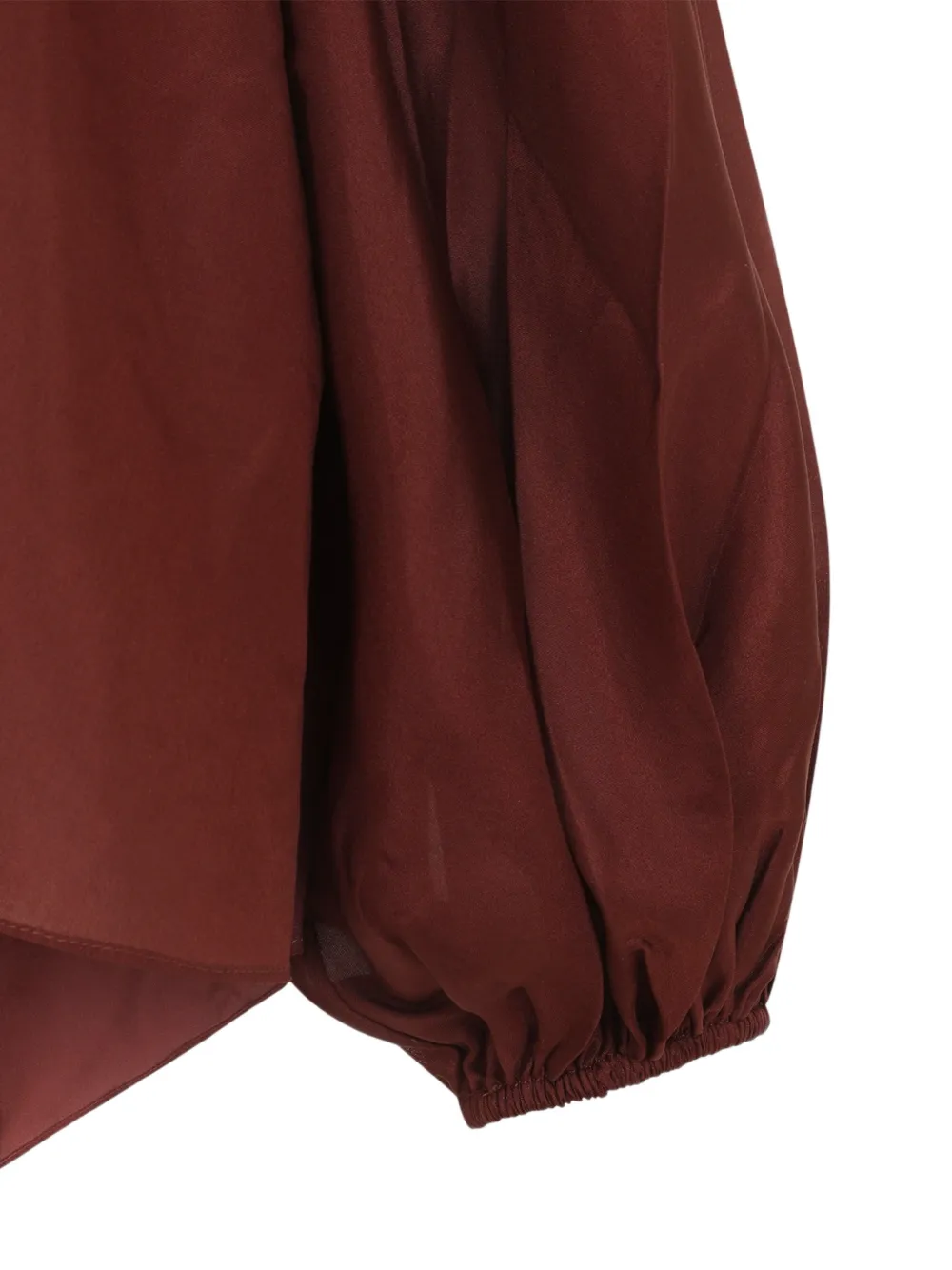 ZIMMERMANN Aster gathered-bead blouse Rood
