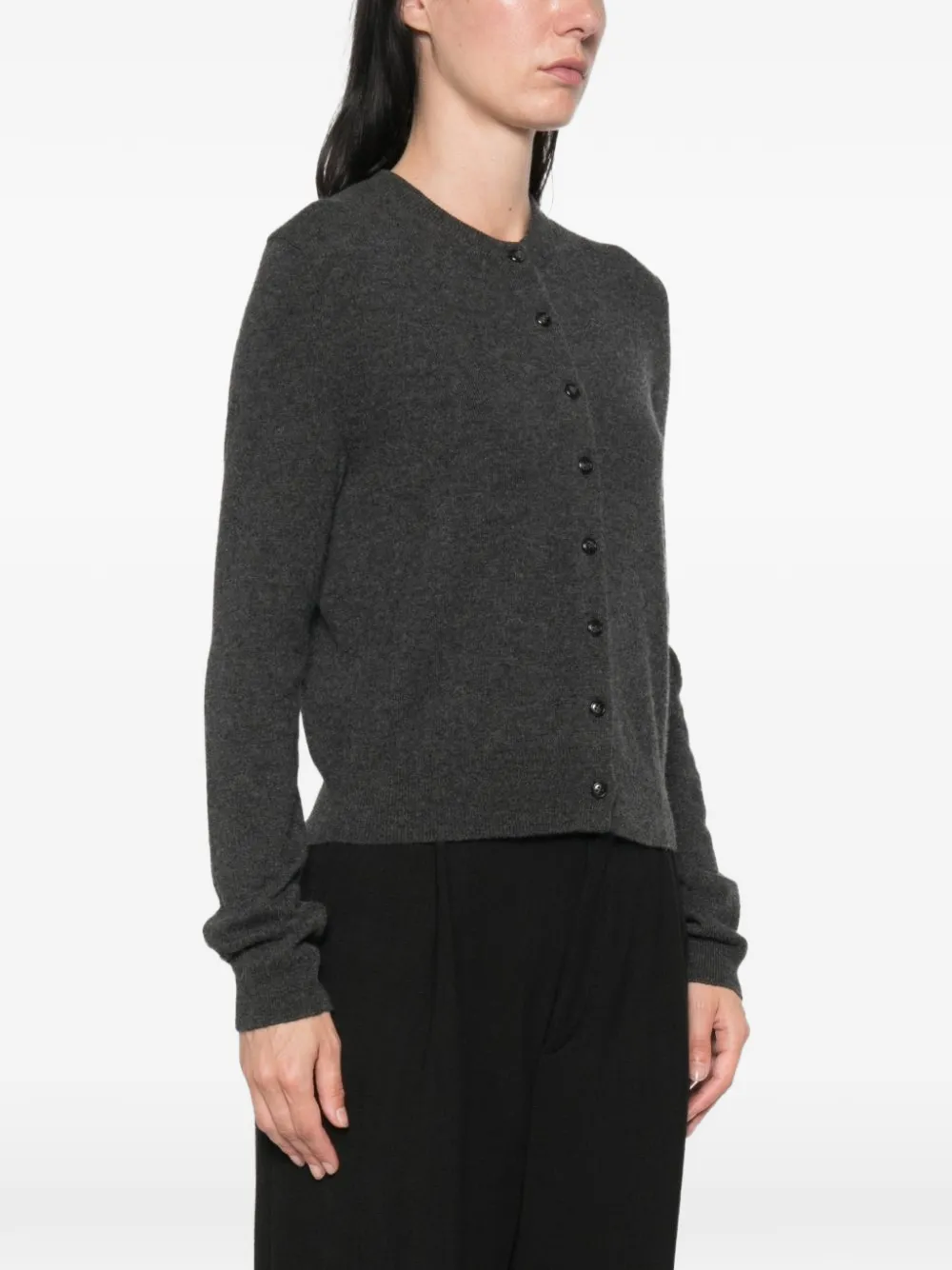 Lisa Yang Karia fine-knit cashmere cardigan Grijs