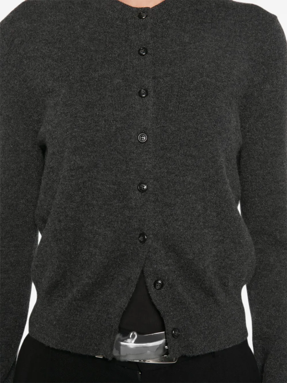 Lisa Yang Karia fine-knit cashmere cardigan Grijs