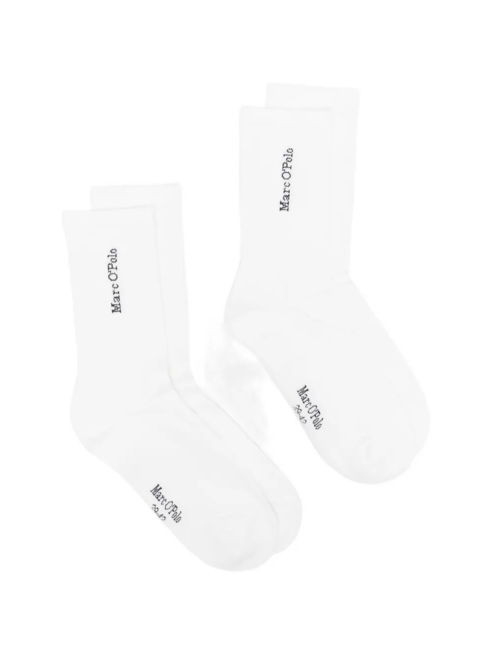 Marc O'Polo logo-print ribbed socks (set of four) - Bianco