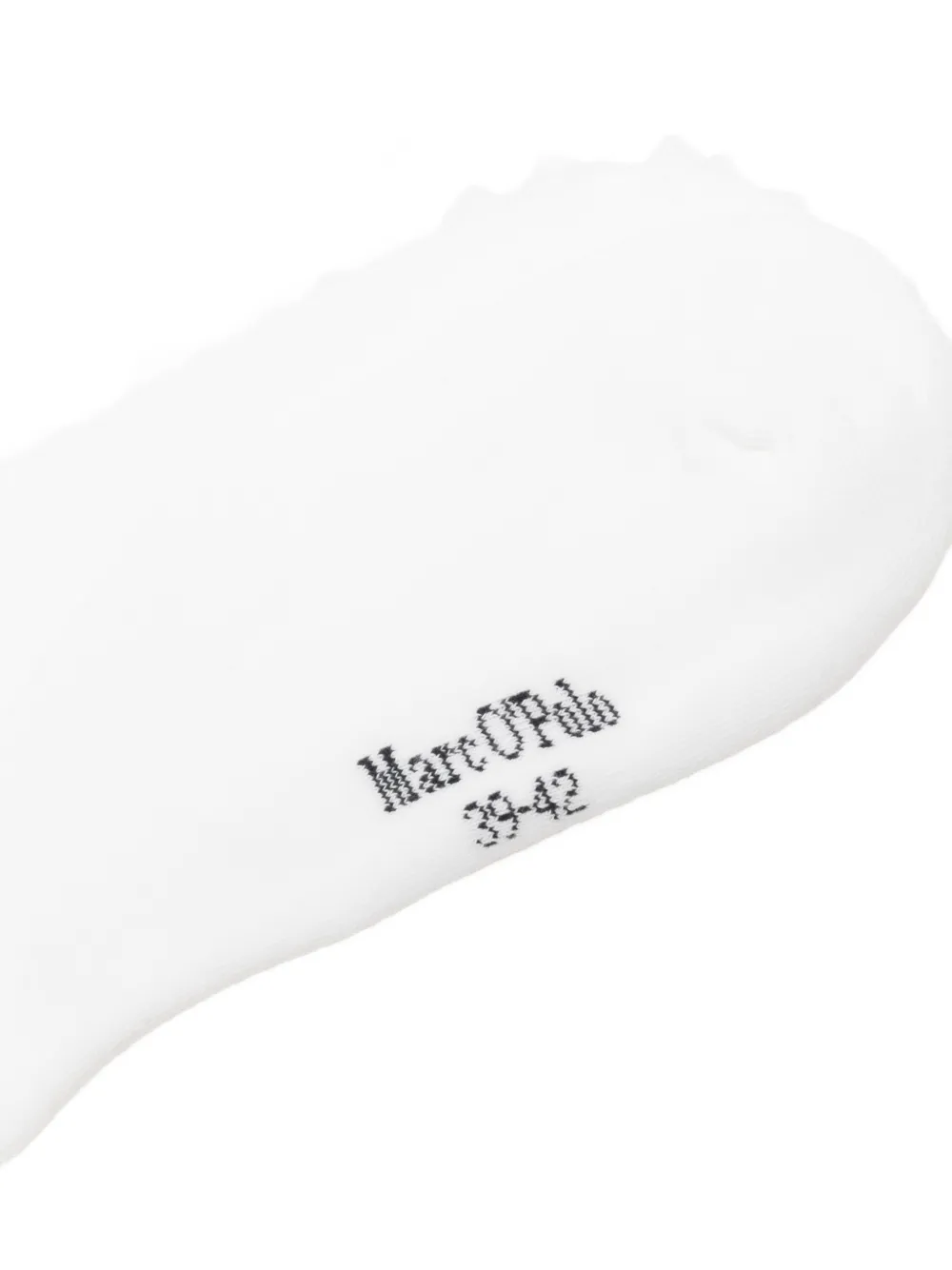 Marc O'Polo Vier paar geribbelde sokken met logo-print Wit