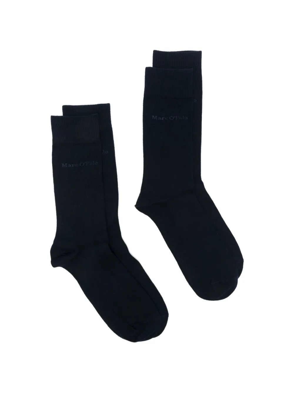 Marc O'Polo logo-print socks (set of two) - Blu