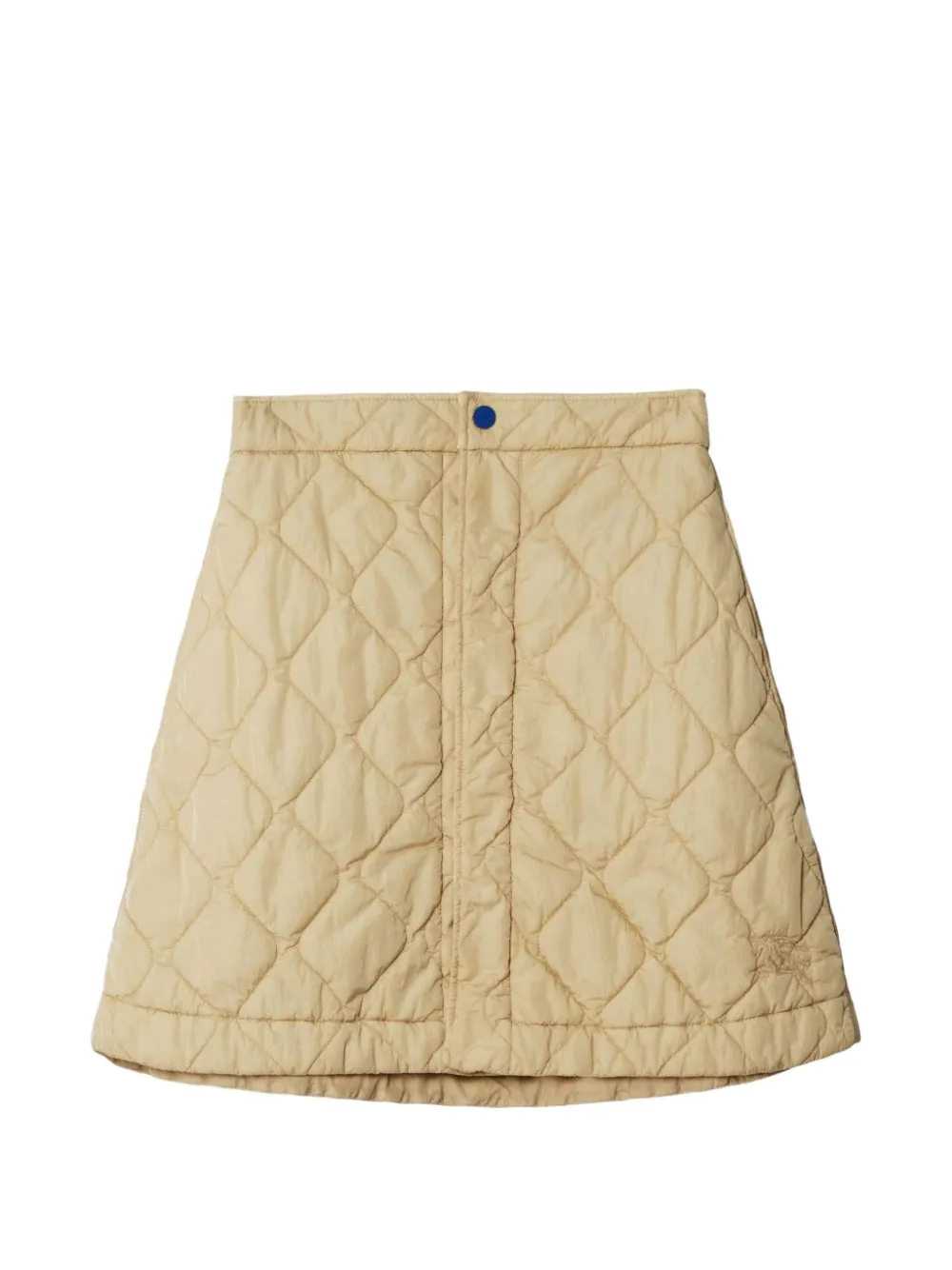 Burberry Equestrian Knight quilted mini skirt - Toni neutri