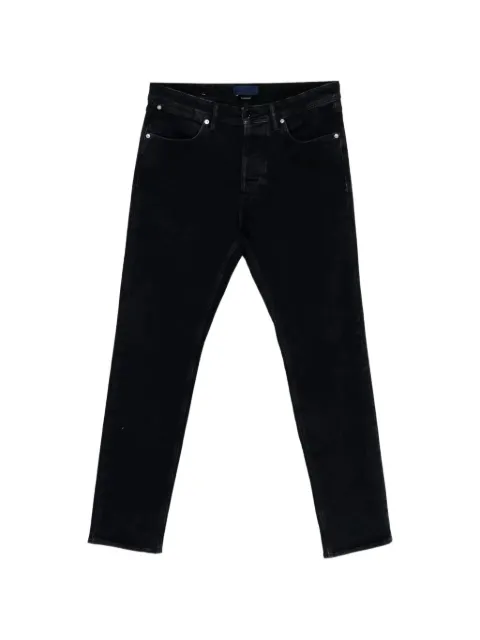 Stone Island J100007 stretch black denim-rinsed