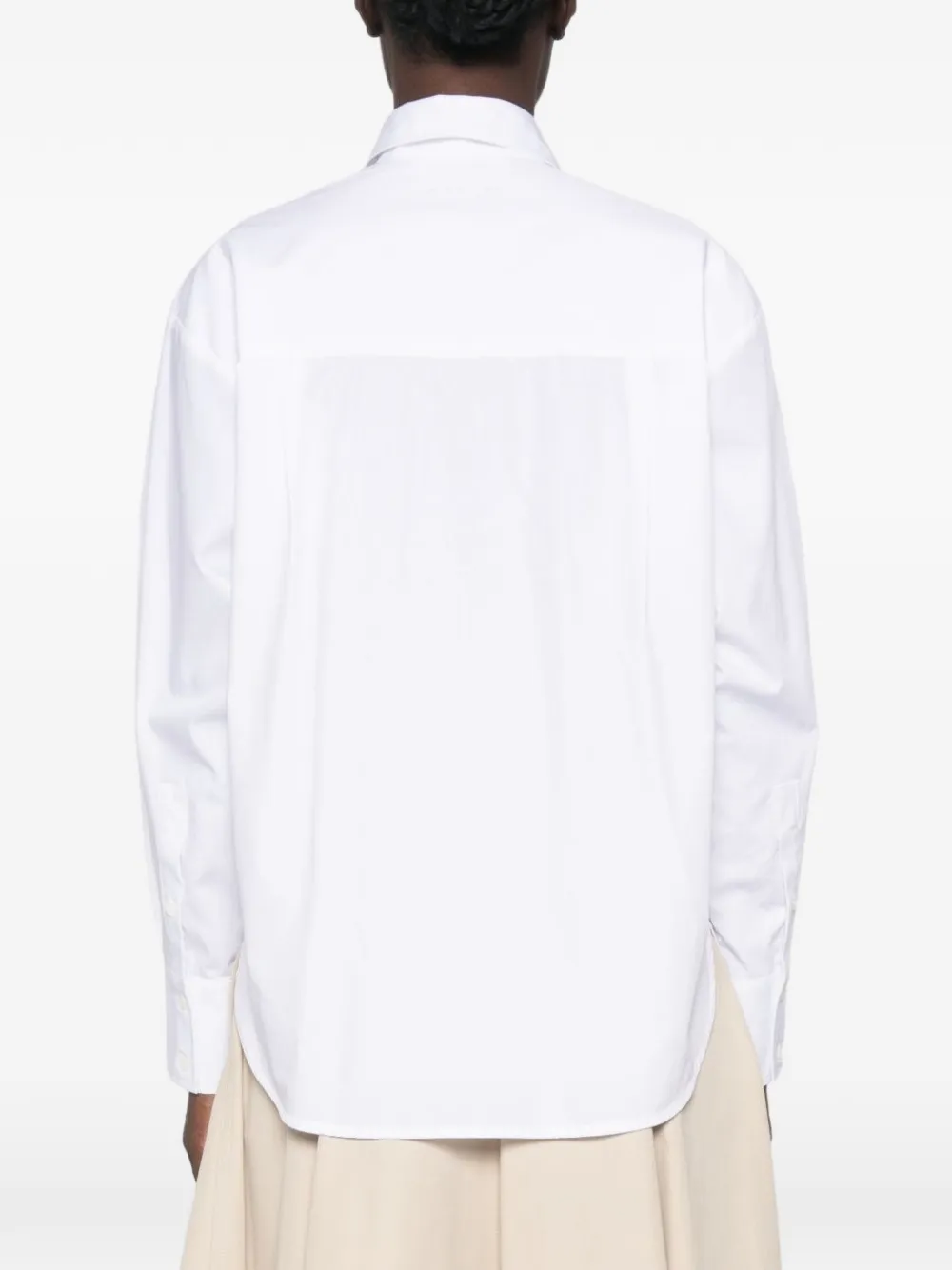 ERMANNO FIRENZE floral-print cotton shirt Wit
