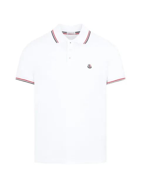 Moncler polo à patch logo