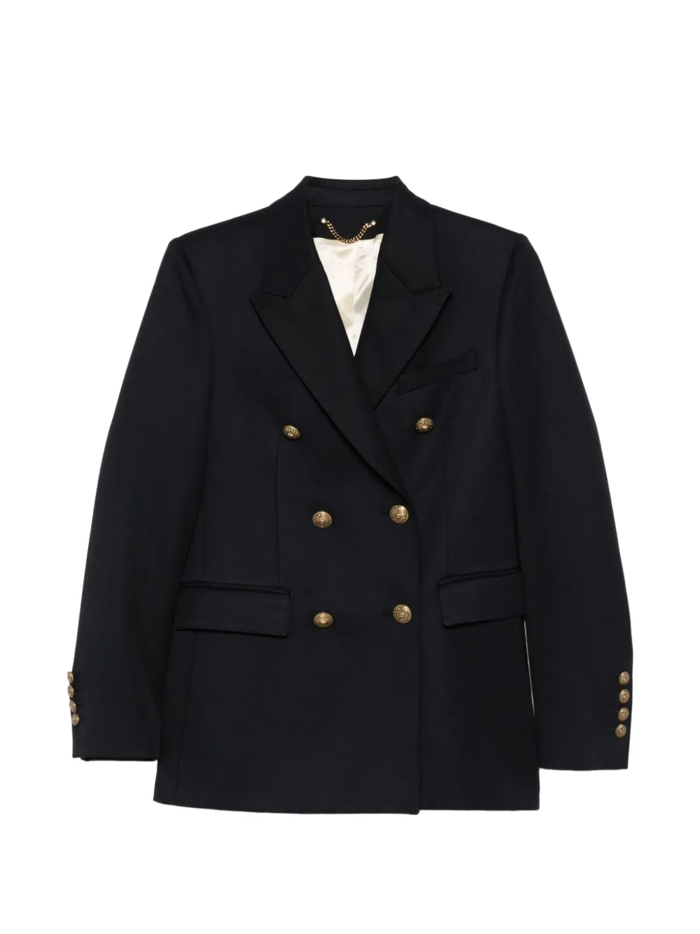 Golden Goose double-breasted dark blue blazer