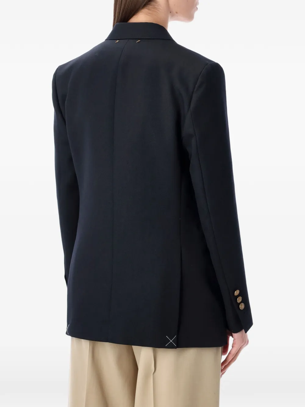 Golden Goose double-breasted dark blue blazer Blauw
