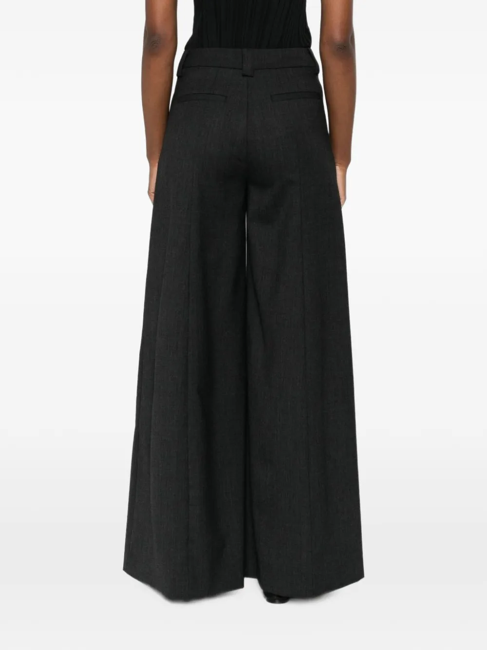 THELATEST Alma wide-leg trousers Grijs