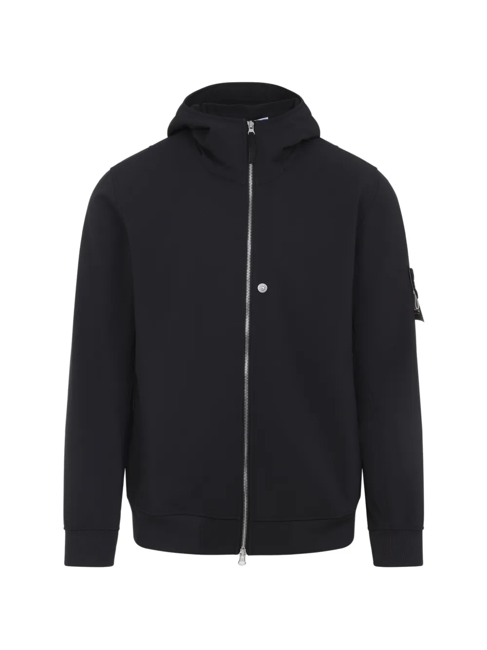 Stone Island Q100004 soft shell-r_E.Dye technology jacket Zwart