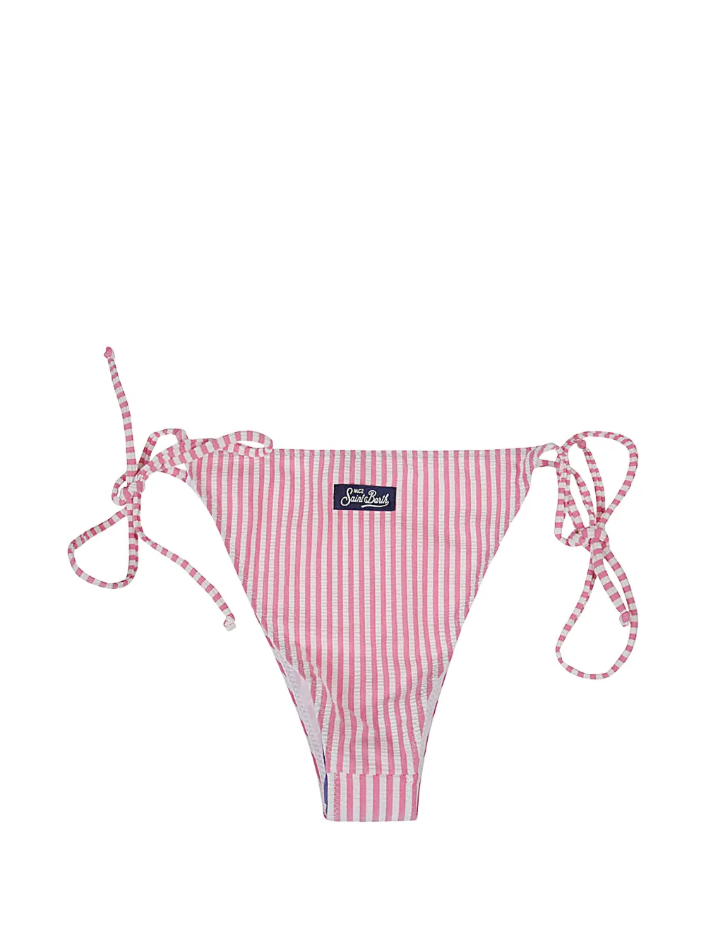 MC2 Saint Barth Marielle striped side-tie bikini bottoms Roze
