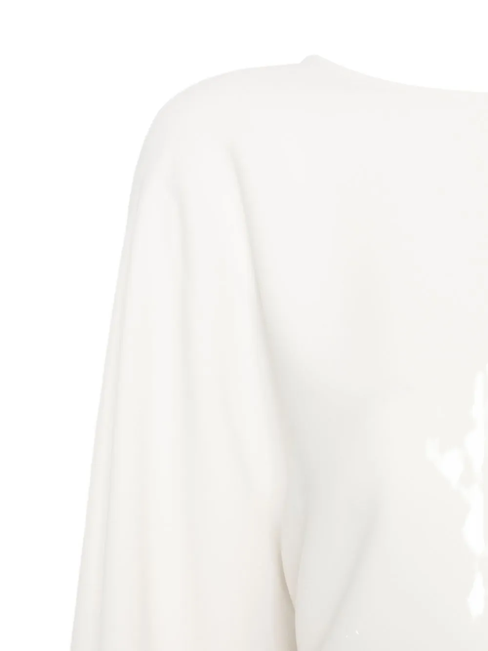P.A.R.O.S.H. belted boat-neck mini dress Beige