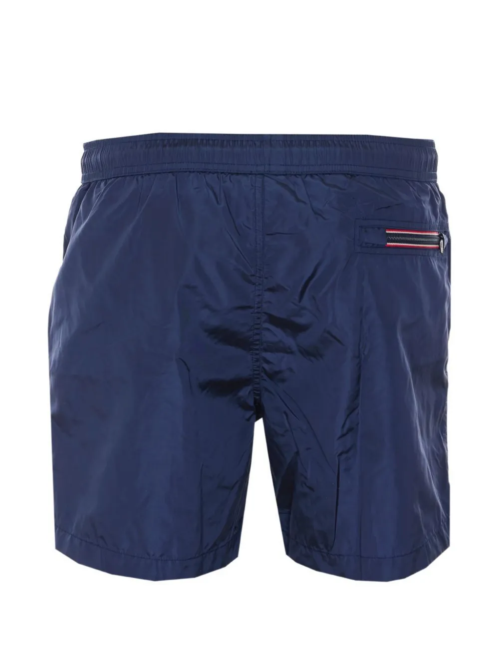 Moncler logo-patch swim shorts Blauw