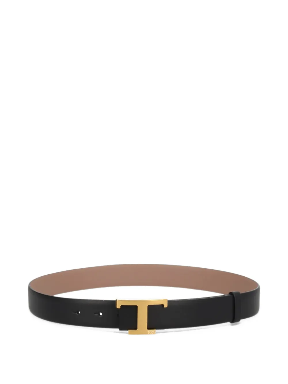 Tod's T Timeless reversible belt in leather - Nero