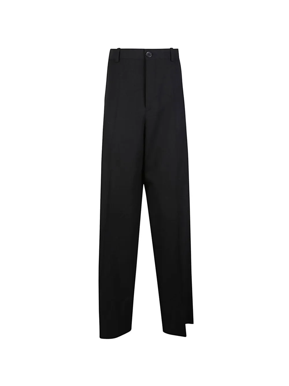 Balenciaga wide-leg wool trousers Zwart