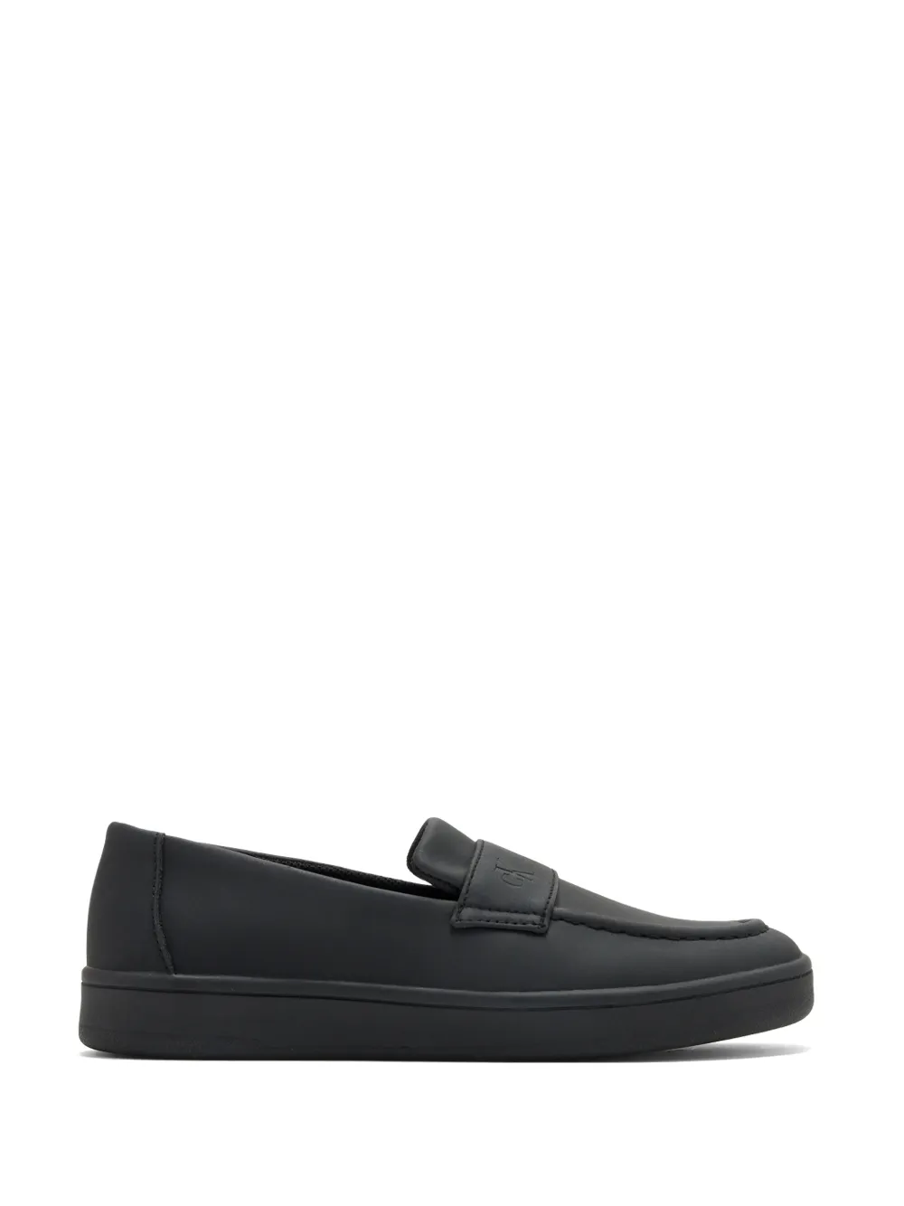 Calvin Klein Kids Stardust leather loafers - Nero