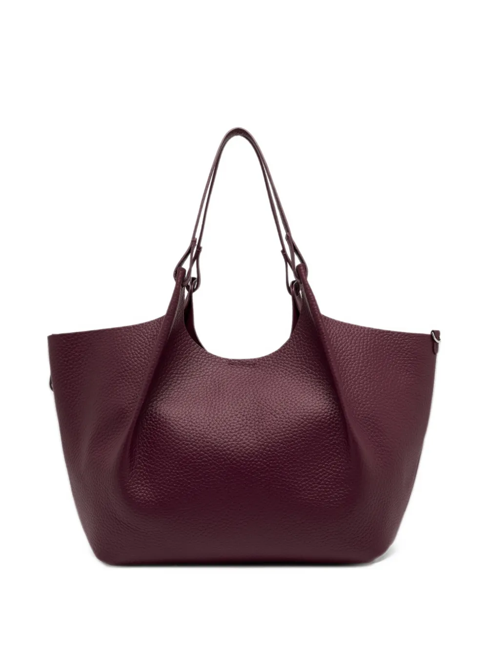 GIANNI CHIARINI Dua grained leather shoulder bag Paars