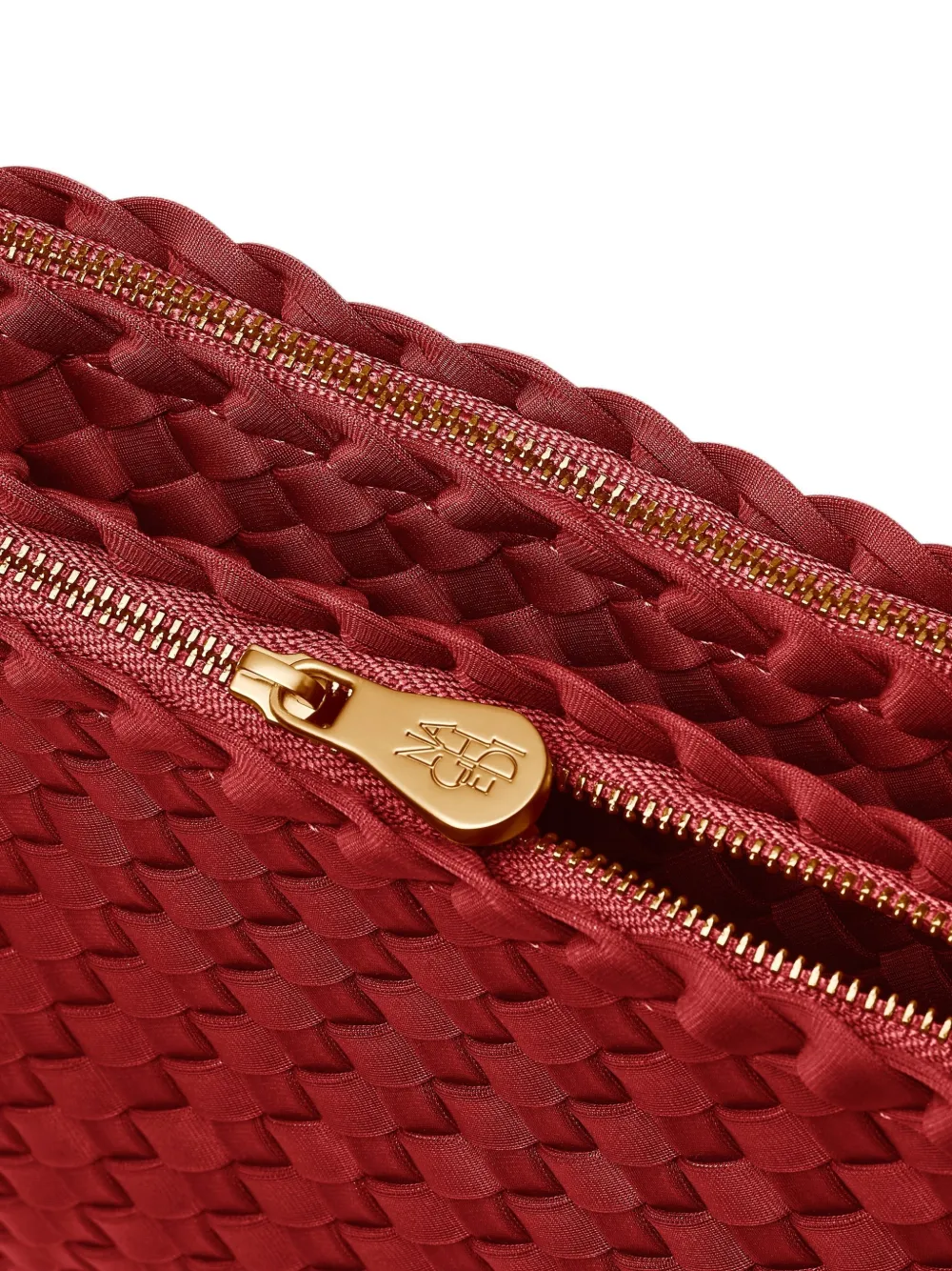 NAGHEDI Soho woven shoulder bag Rood