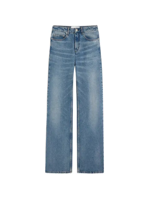AMI Paris blue flare-fit cotton jeans