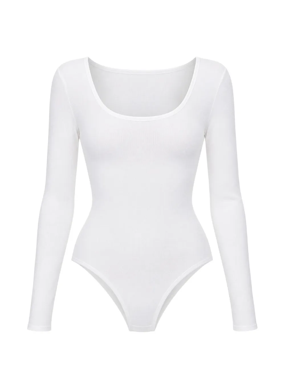 Gabriela Hearst Emily scoop-neck bodysuit Wit