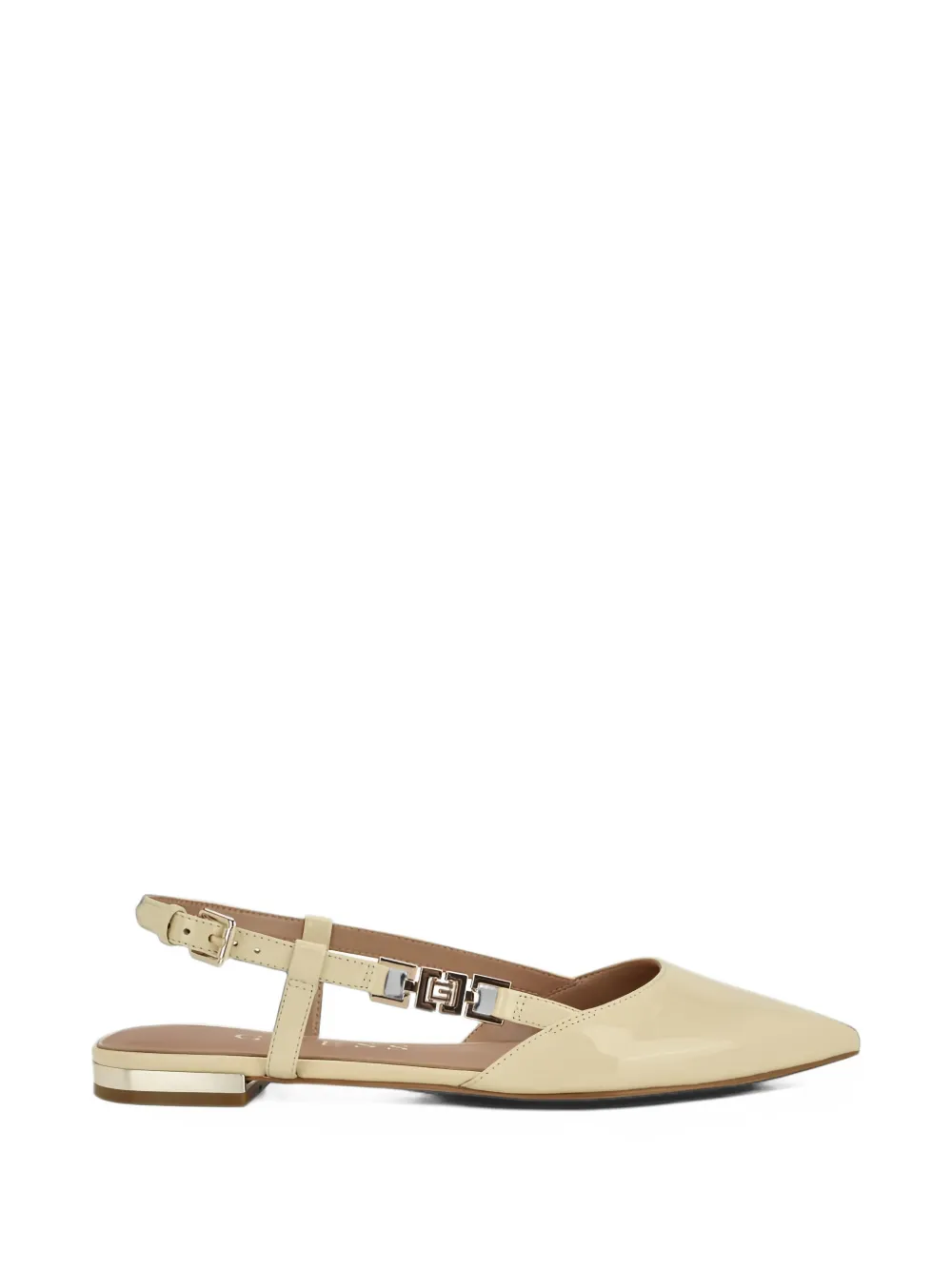 GUESS USA patent-finish Franie ballet flats - Toni neutri