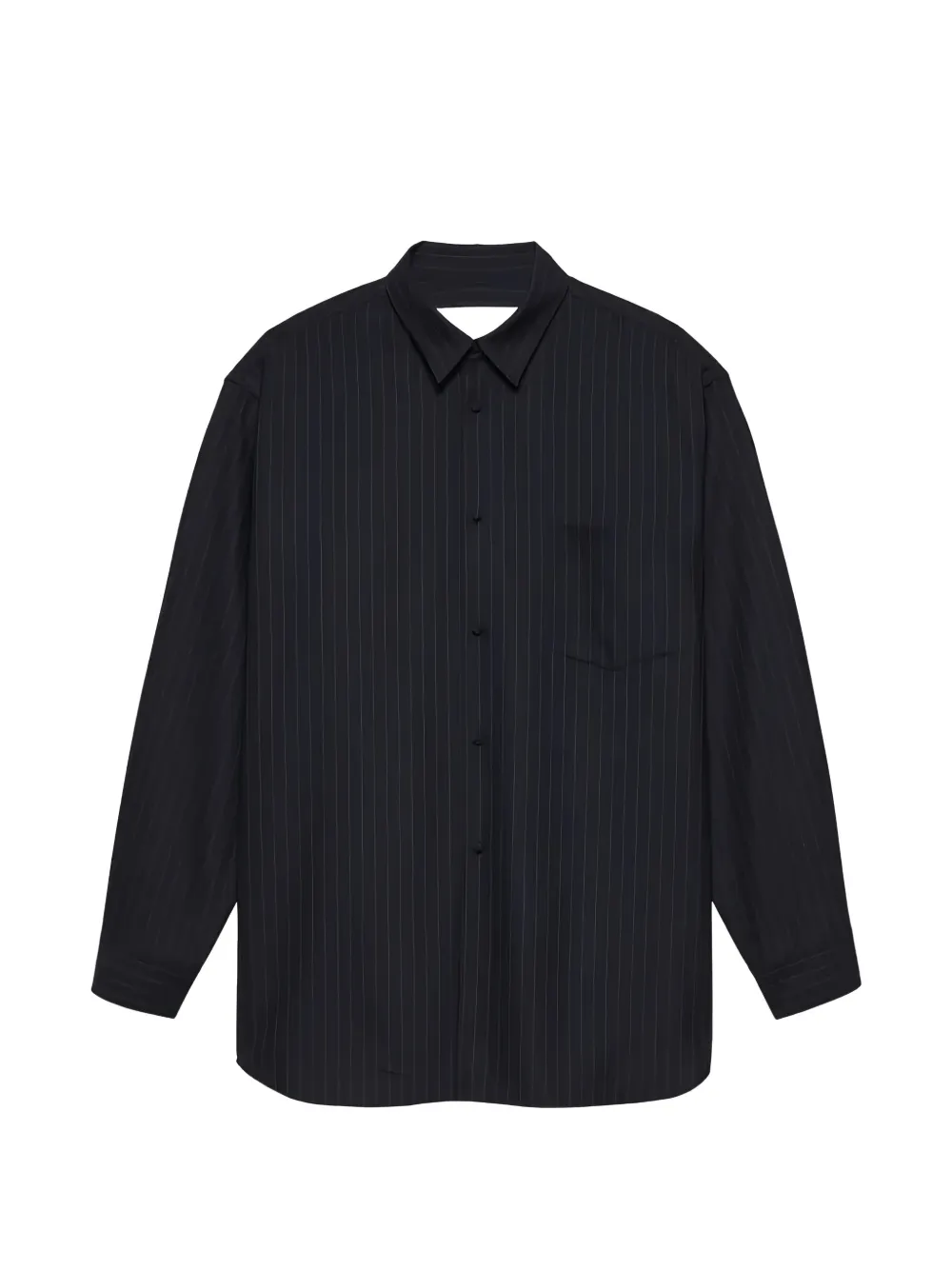 NEW AMSTERDAM pinstripe-pattern shirt Blauw