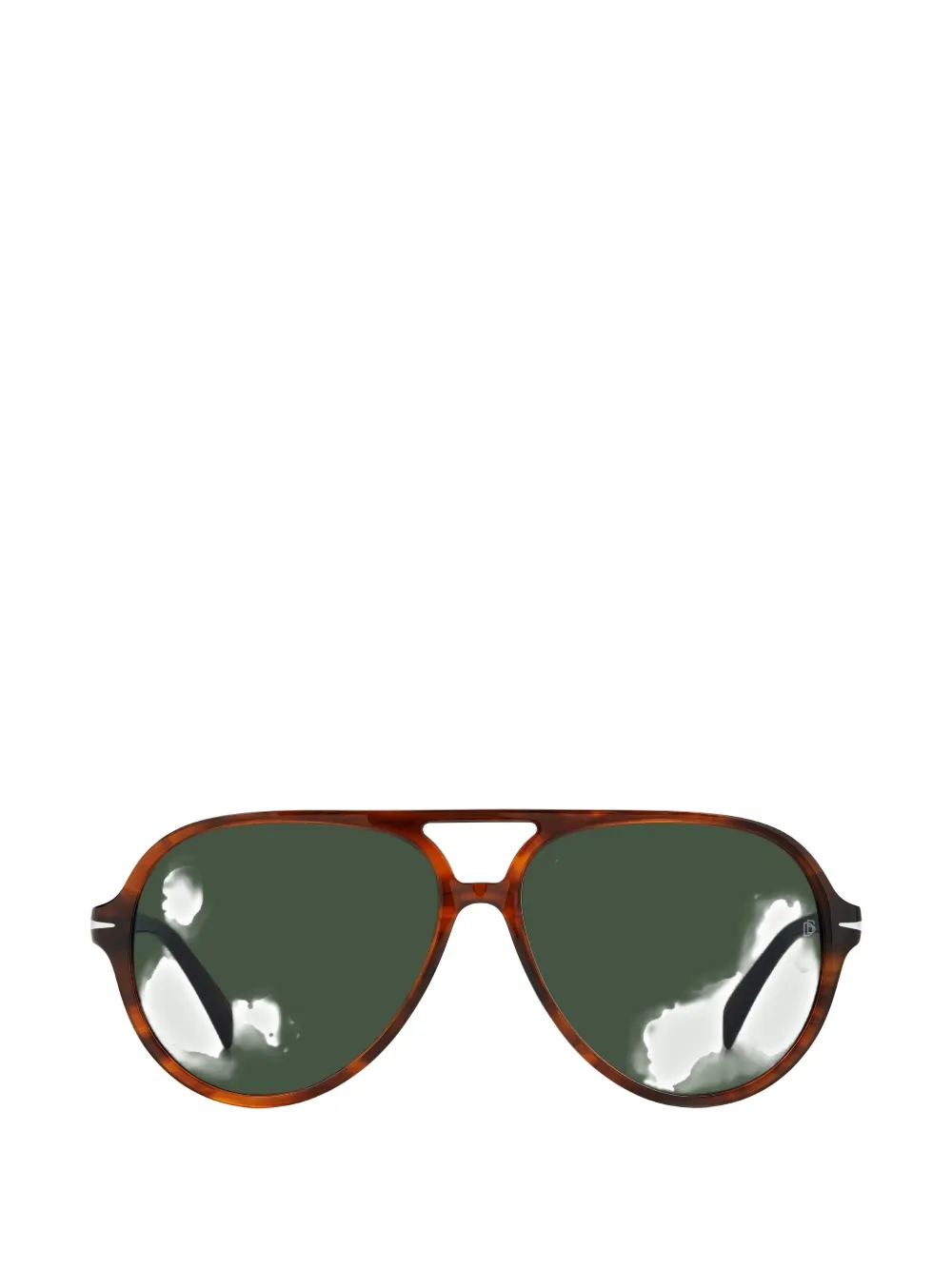 Eyewear by David Beckham pilot-frame sunglasses - Marrone