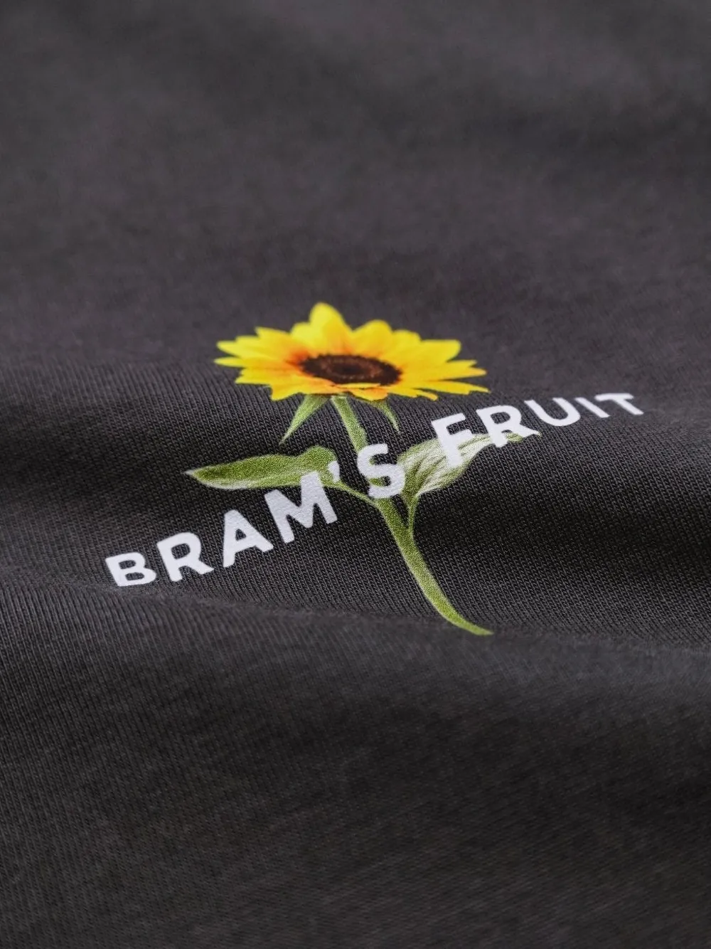 Bram s Fruit sunflower logo-print T-shirt Zwart