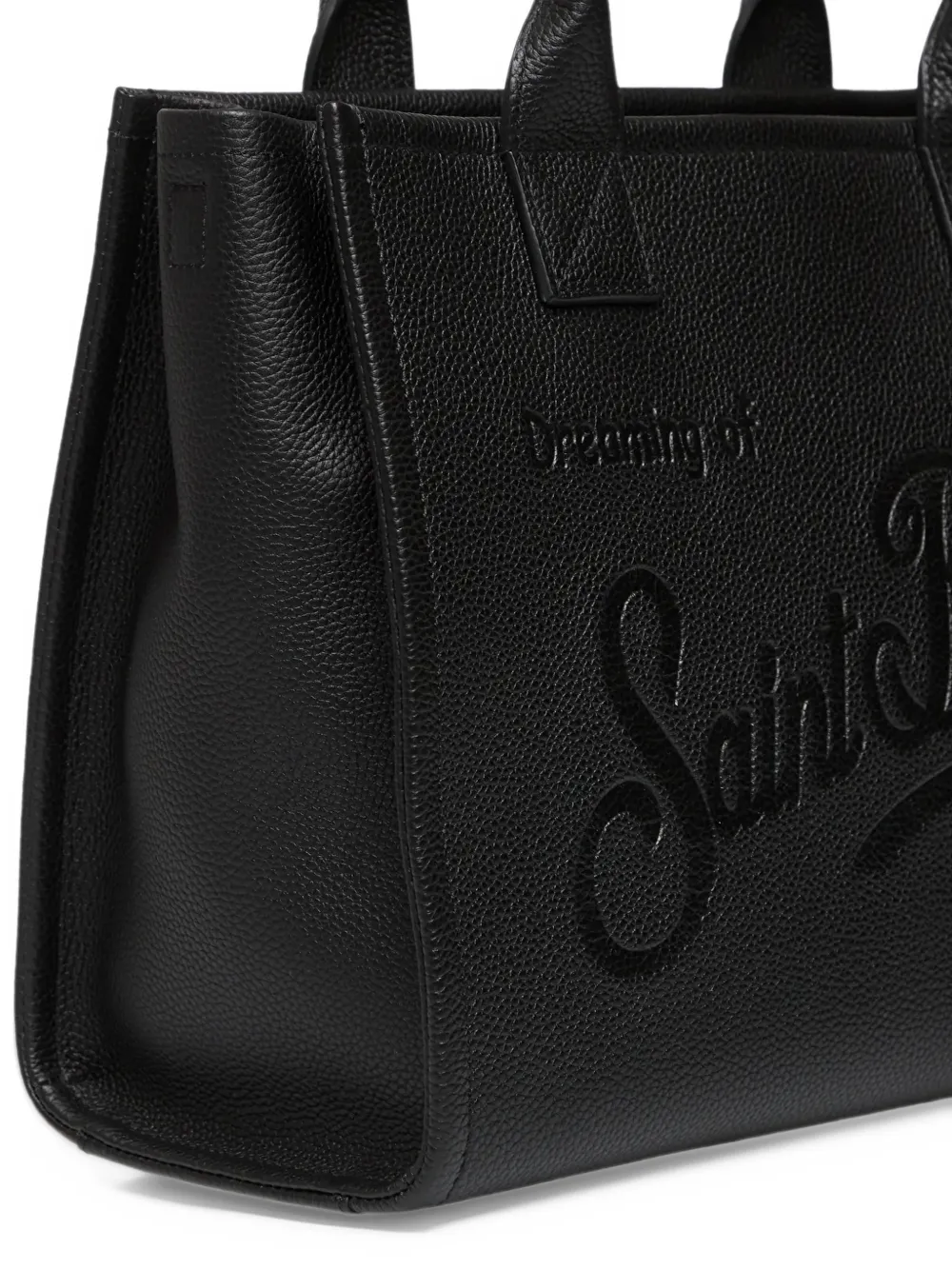 MC2 Saint Barth Vanity logo-embossed tote bag Zwart