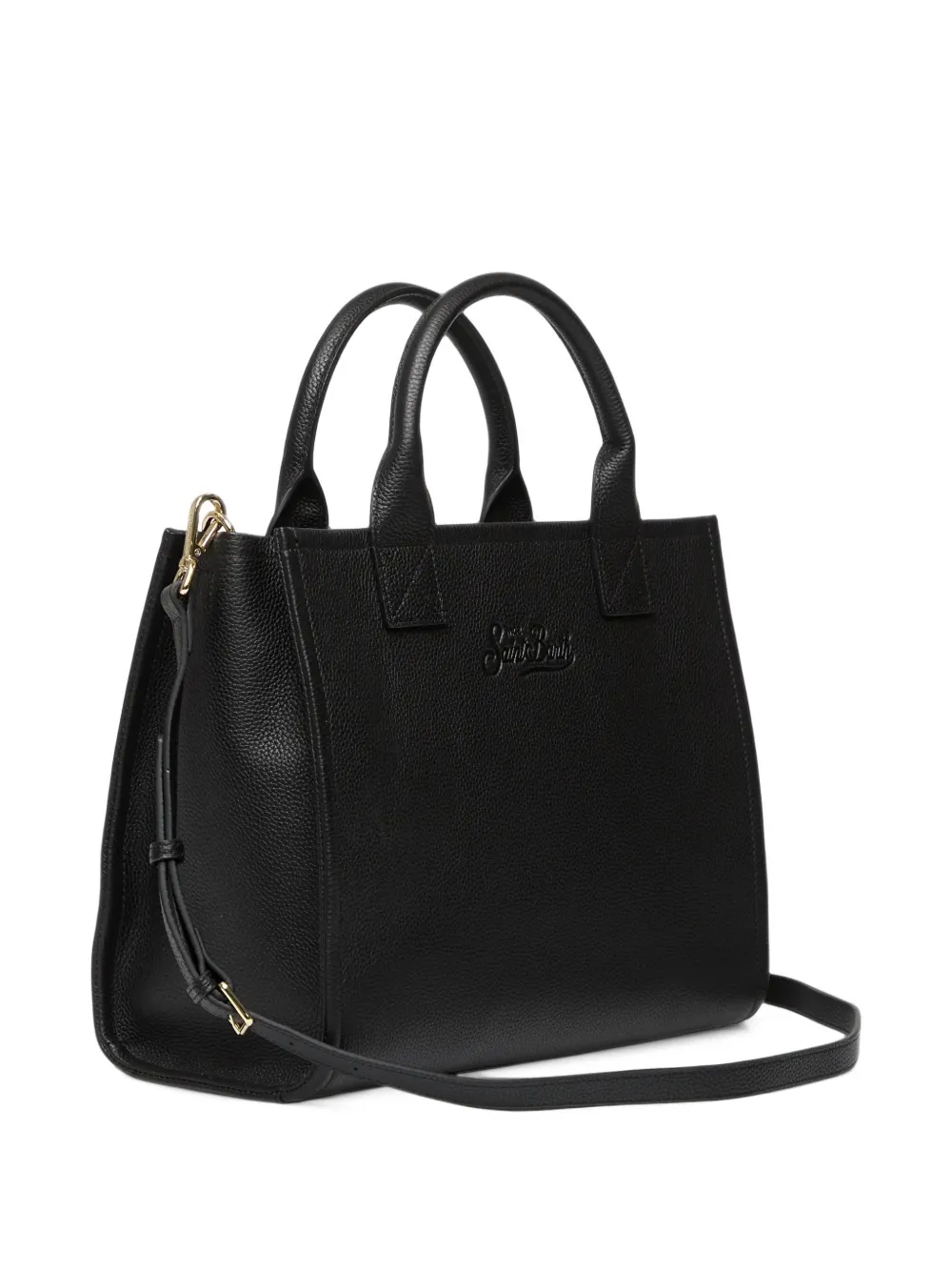 MC2 Saint Barth Vanity logo-embossed tote bag Zwart
