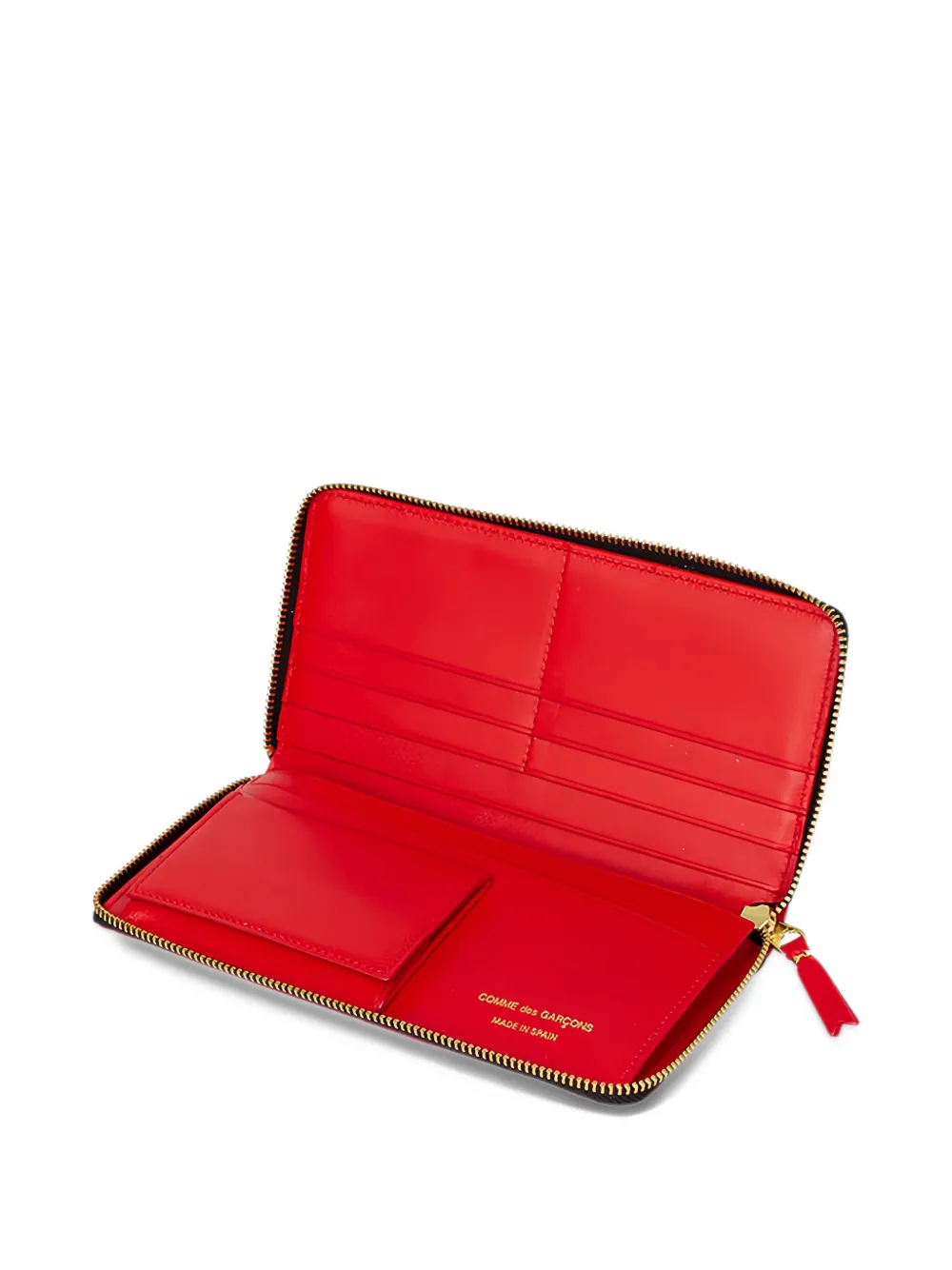 Comme Des Garçons Wallet Huge Logo wallet Rood