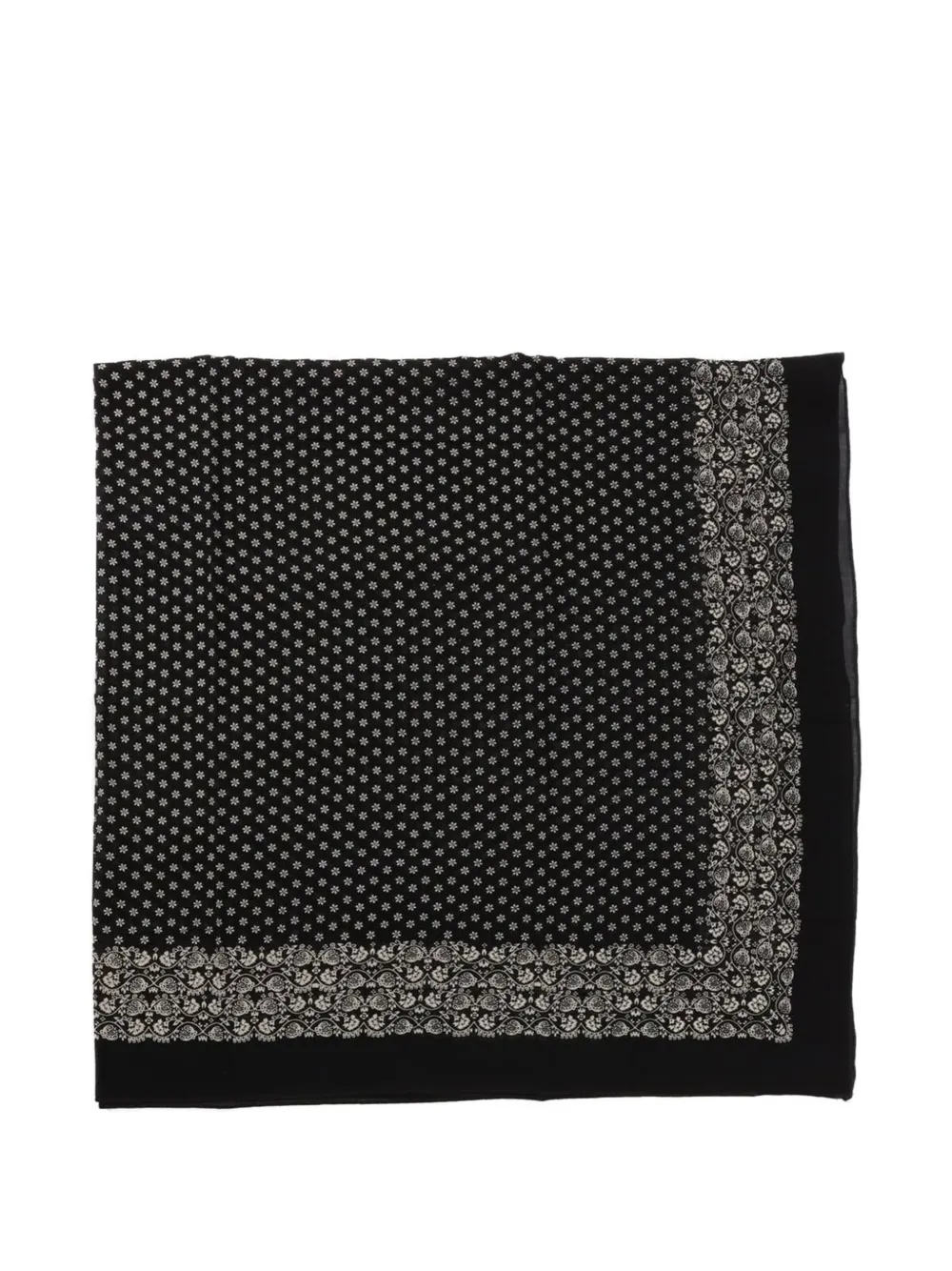 The Great. The Big floral-print bandana - Nero
