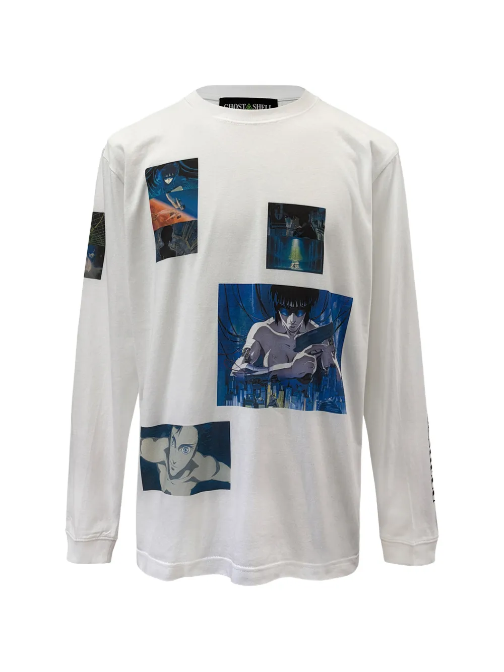 Anrealage x Ghost In The Shell graphic-print t-shirt - Blanc Anrealage x Ghost In The Shell graphic-print t-shirt - Blanc