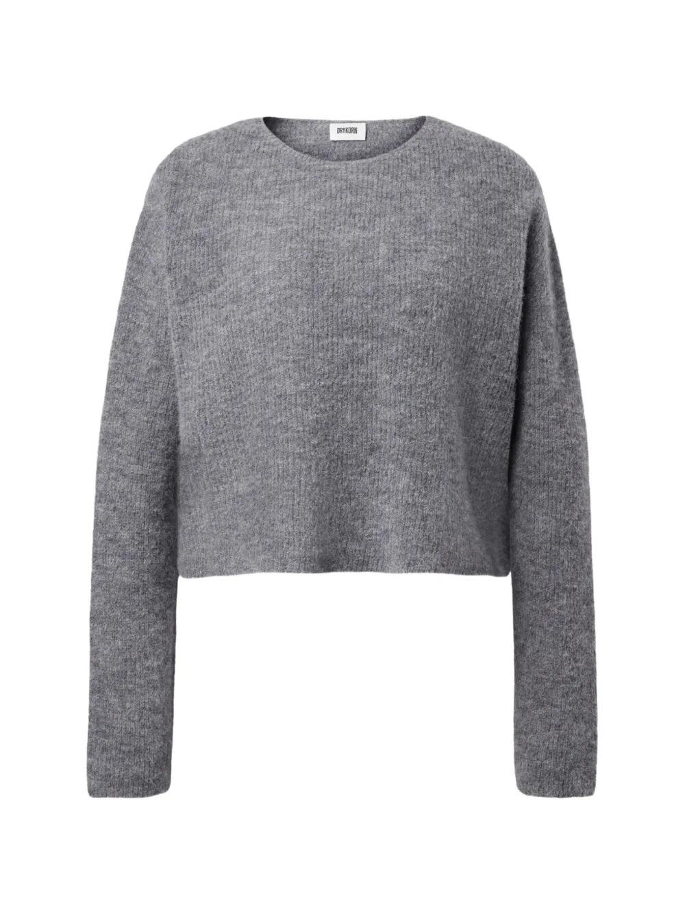 Drykorn Imeny cropped sweater Grijs