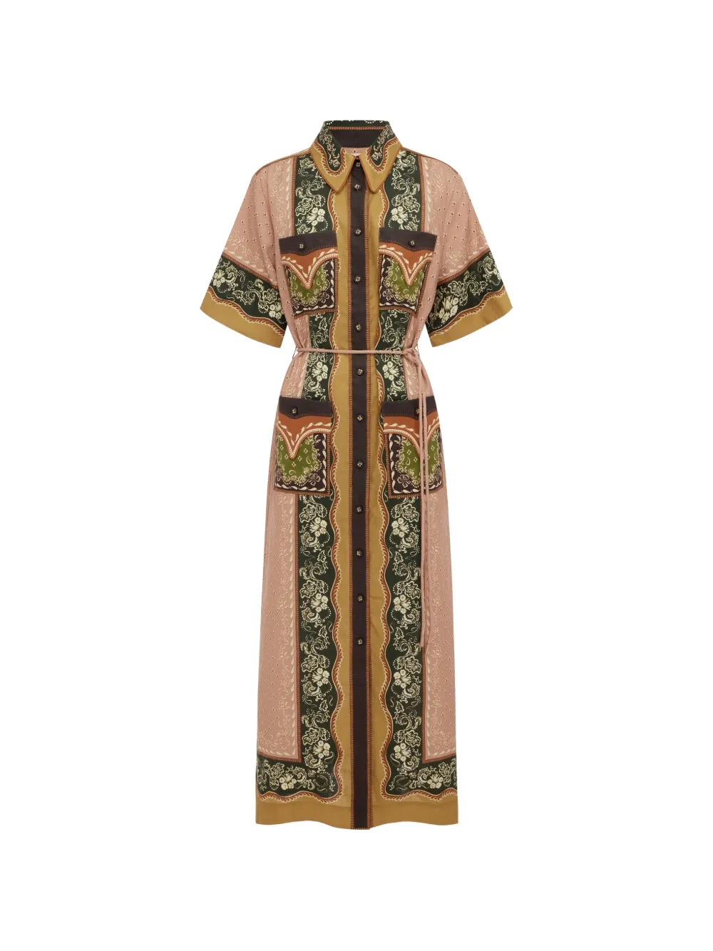 ALEMAIS Darcey shirtdress - Rose