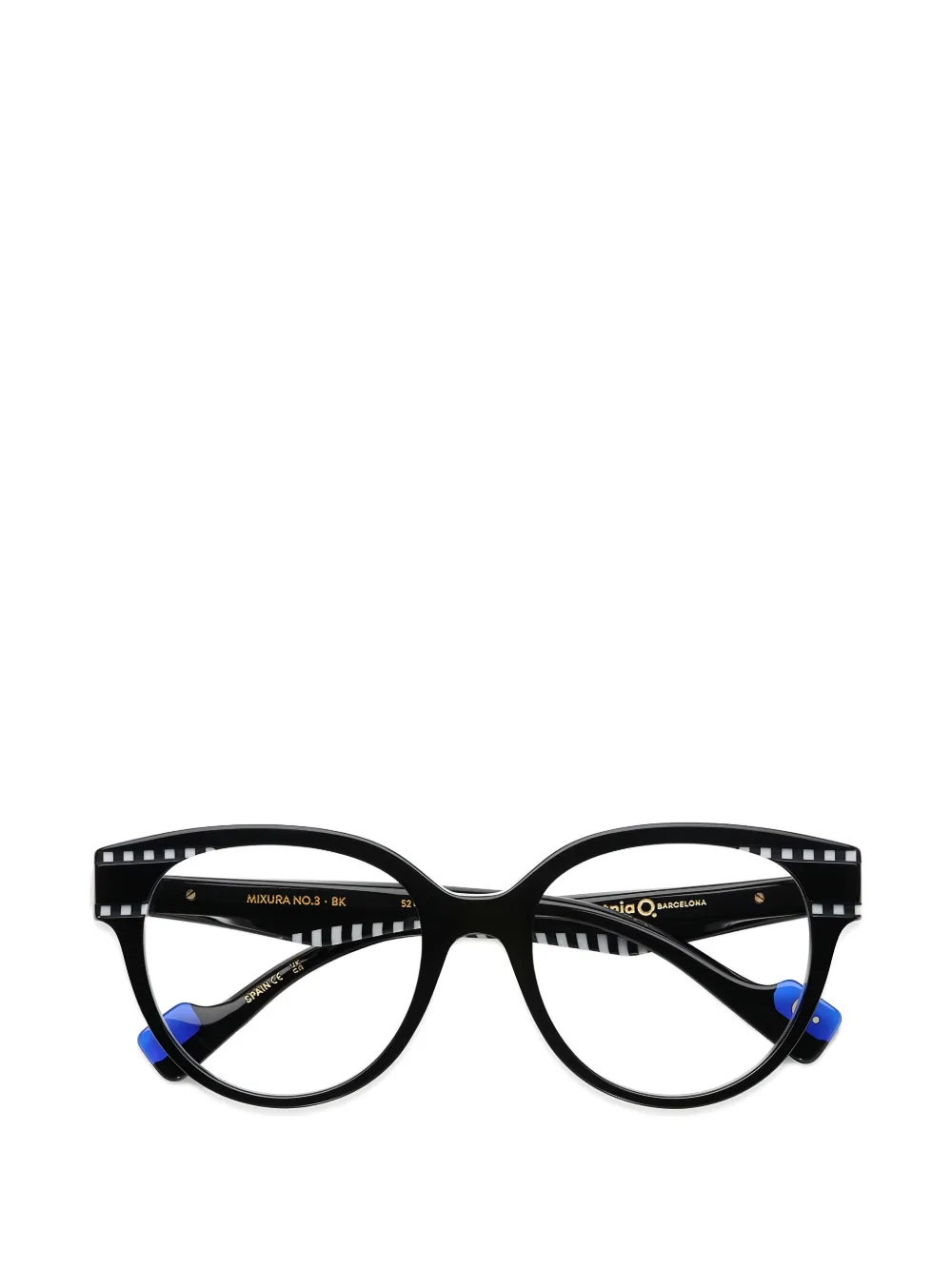 Etnia Barcelona Mixura No.3 geometric-frame glasses Zwart