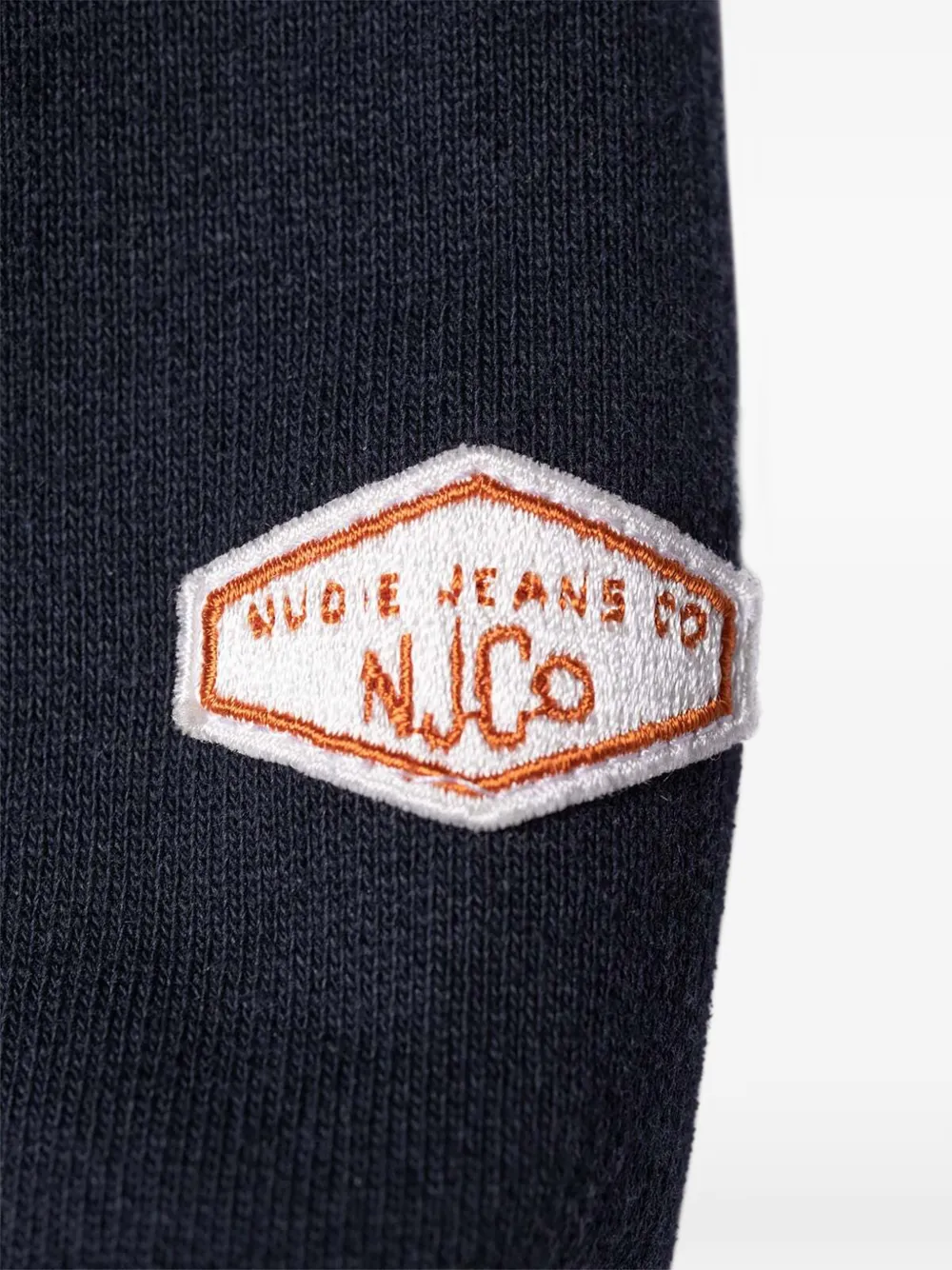 Nudie Jeans Hasse crew-neck sweatshirt Blauw