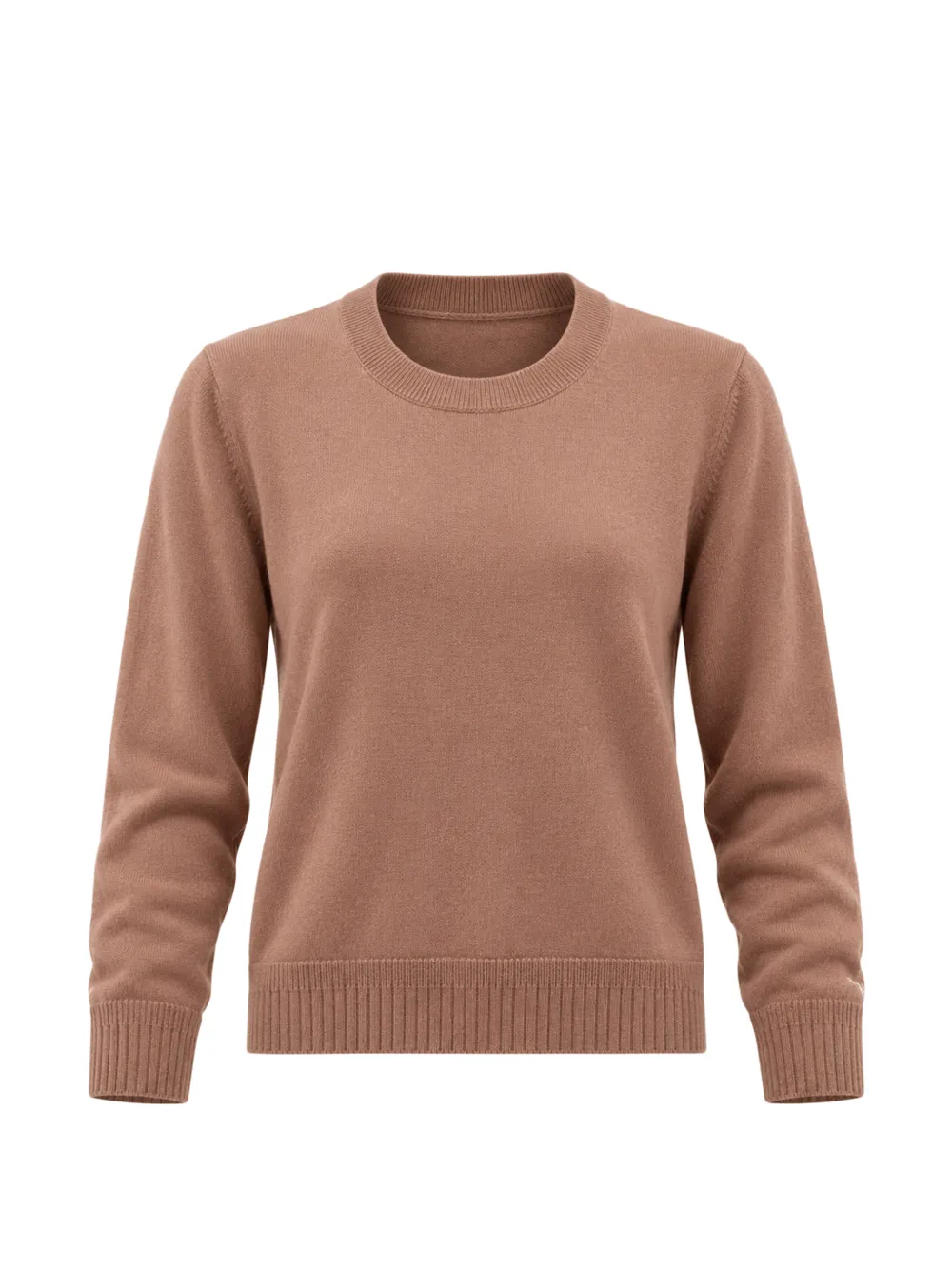 LIU JO ribbed-trim sweater Bruin